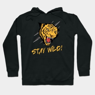 Stay Wild Cheetah Wild Cat Hoodie